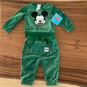 NWT Disney Mickey Mouse Matching Set 3/6 months
